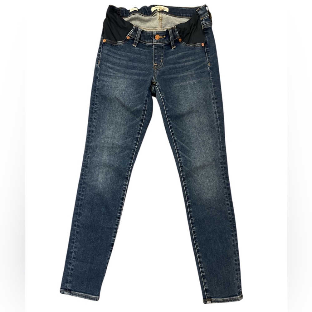 Maternity Side-Panel Skinny Jeans in Wendover Wash Size 25